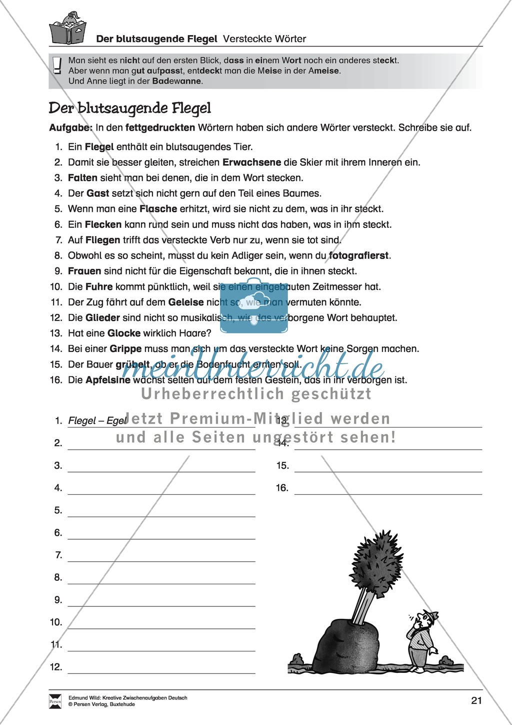 Kreative Aufgaben zum Üben von konzentriertem Lesen Preview 4
