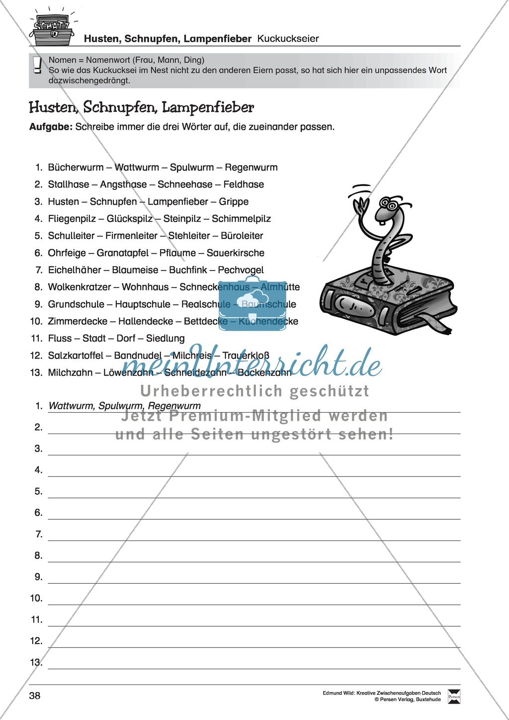 Kreative Aufgaben zum Erweitern des aktiven Wortschatzes Preview 11