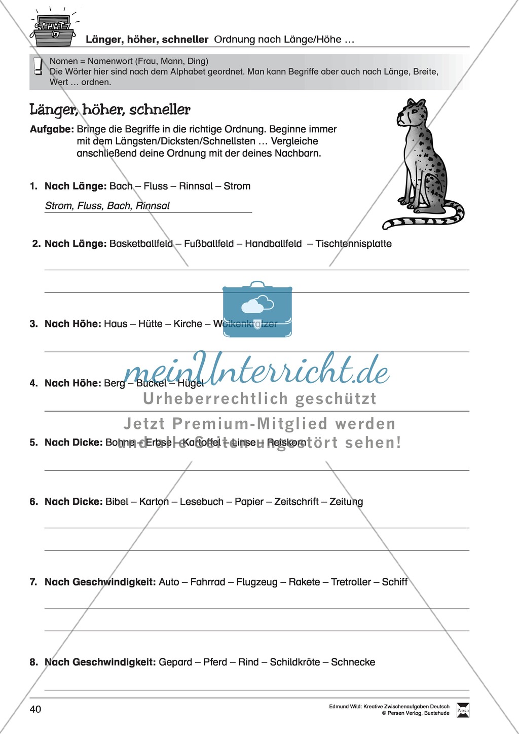Kreative Aufgaben zum Erweitern des aktiven Wortschatzes Preview 13