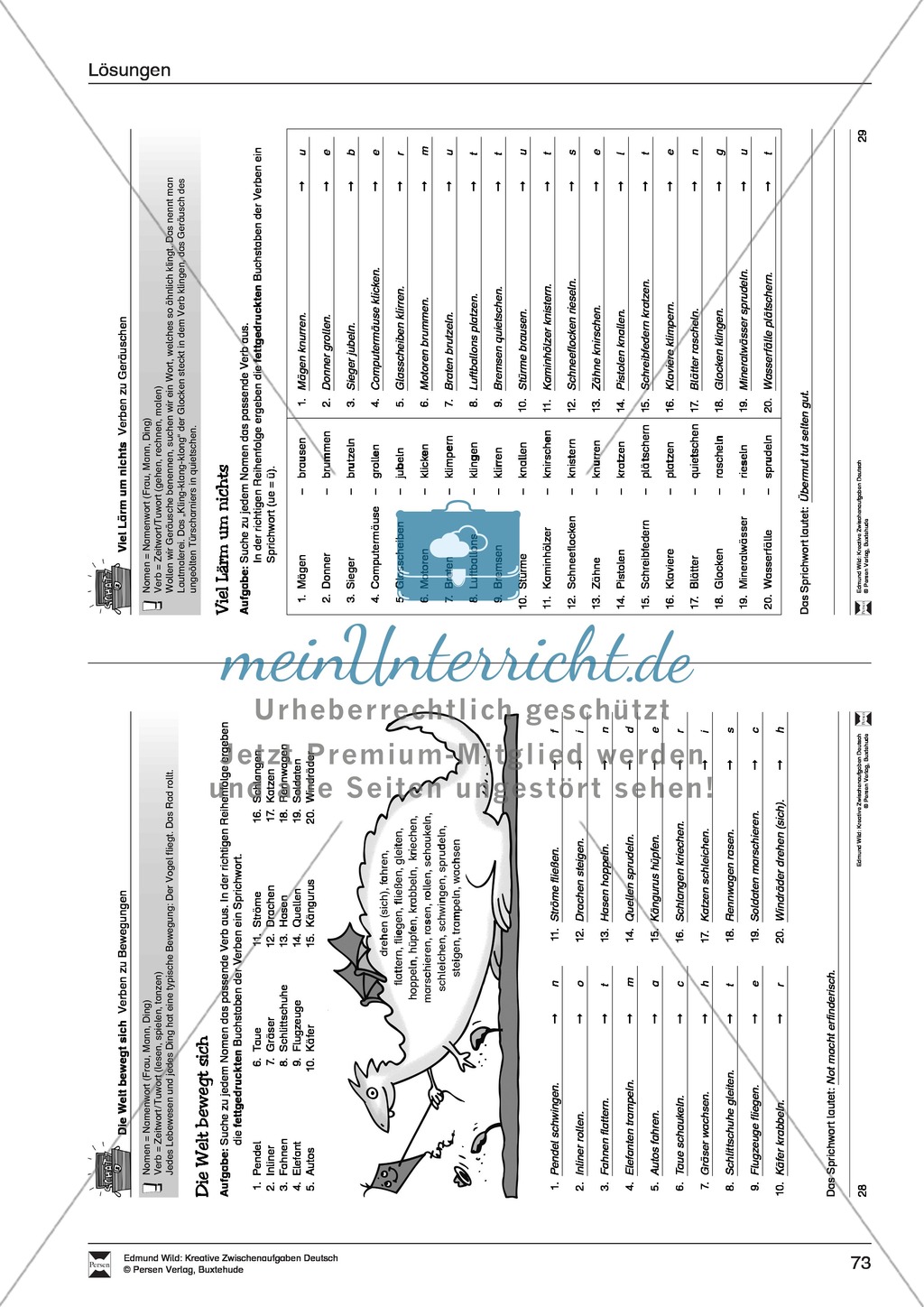 Kreative Aufgaben zum Erweitern des aktiven Wortschatzes Preview 18