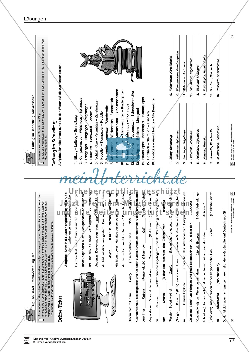 Kreative Aufgaben zum Erweitern des aktiven Wortschatzes Preview 22