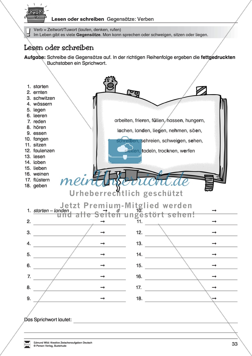 Kreative Aufgaben zum Erweitern des aktiven Wortschatzes Preview 6
