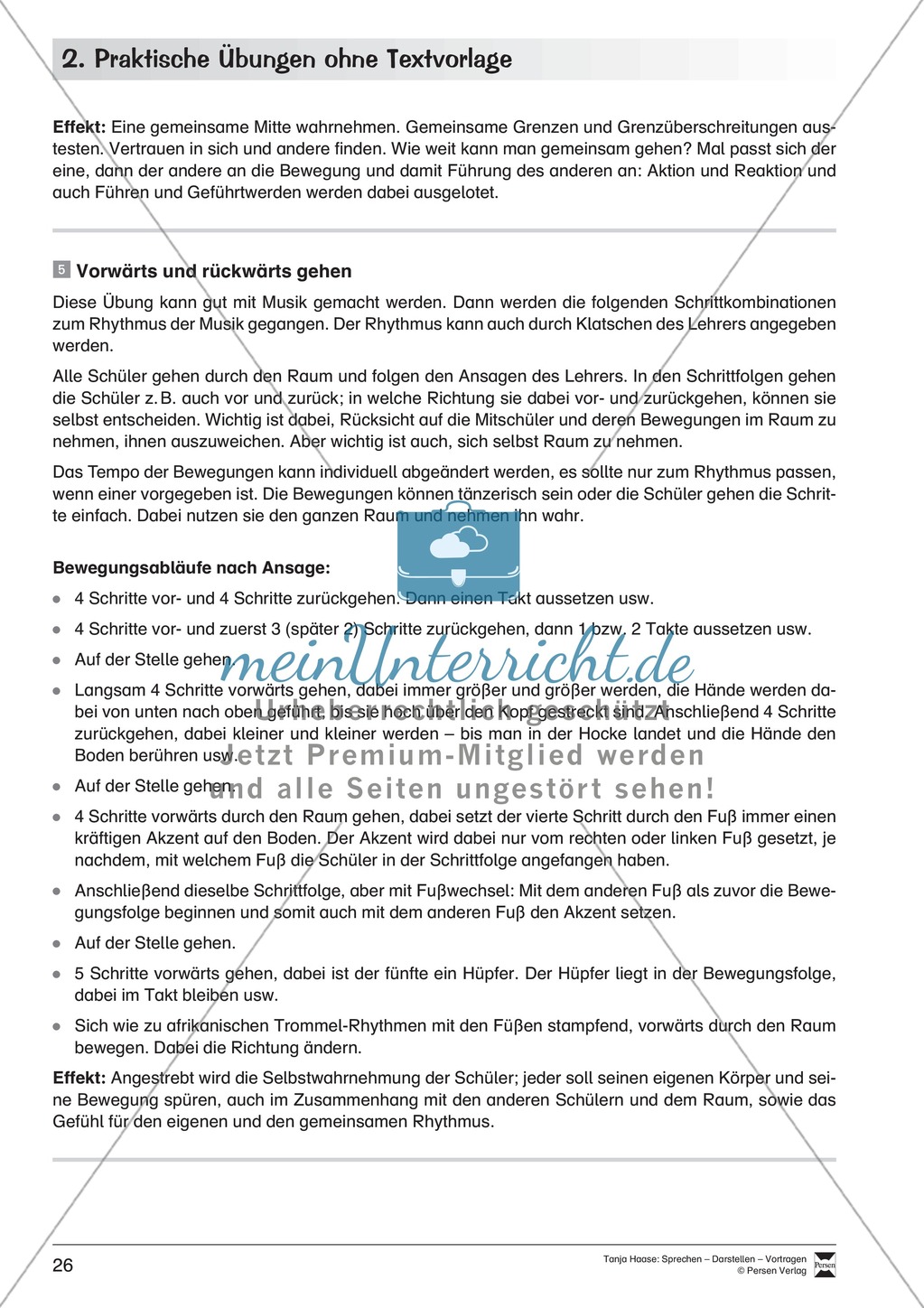 Szenische Übungen ohne Textvorlage: Sprachübungen + Spielübungen + Übungen zur Selbstpräsentation Preview 19