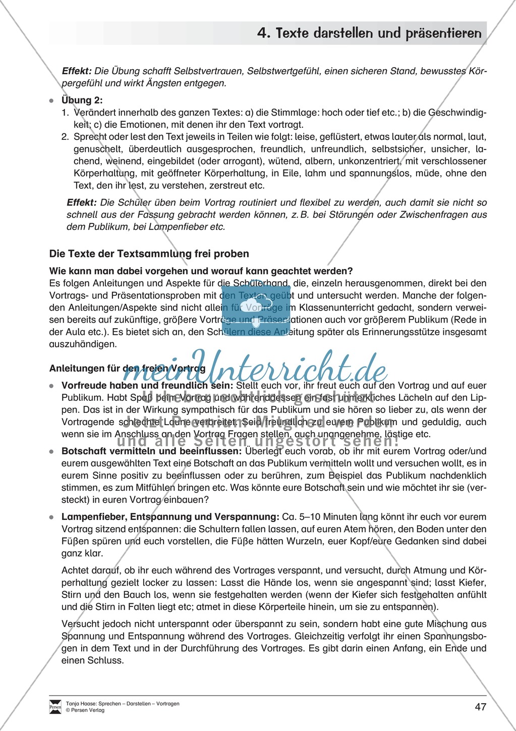 Übungen zum szenischen Darstellen und Präsentieren von Texten Preview 10