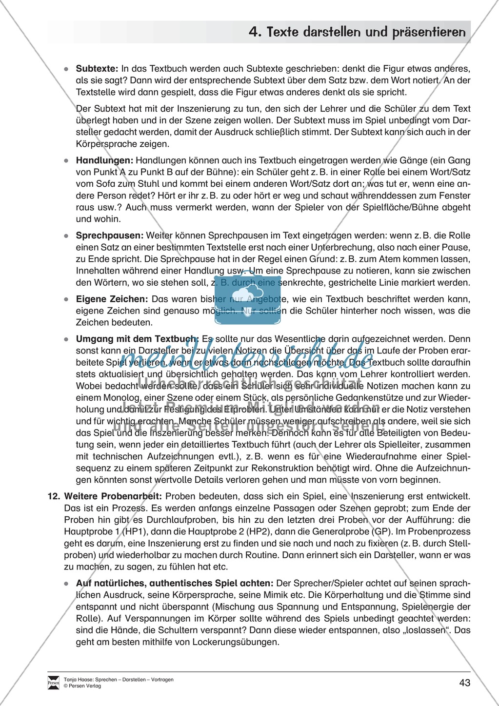 Übungen zum szenischen Darstellen und Präsentieren von Texten Preview 6