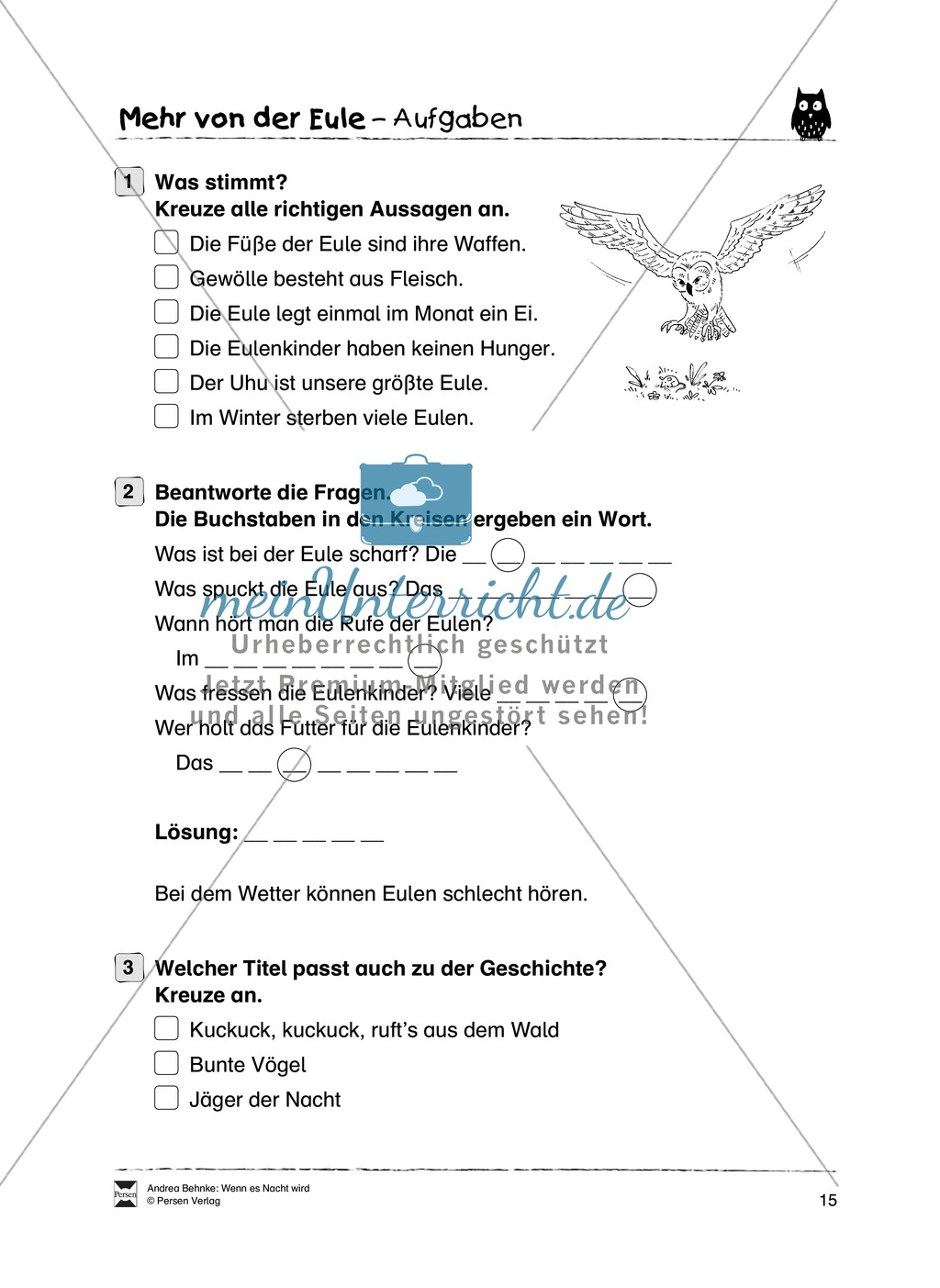Lesekompetenz aufbauen: spannende Sachtexte + Aufgaben für Erstleser Preview 10