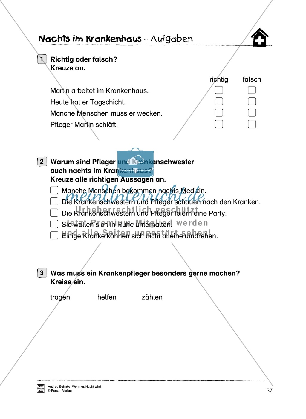 Lesekompetenz aufbauen: spannende Sachtexte + Aufgaben für Erstleser Preview 32
