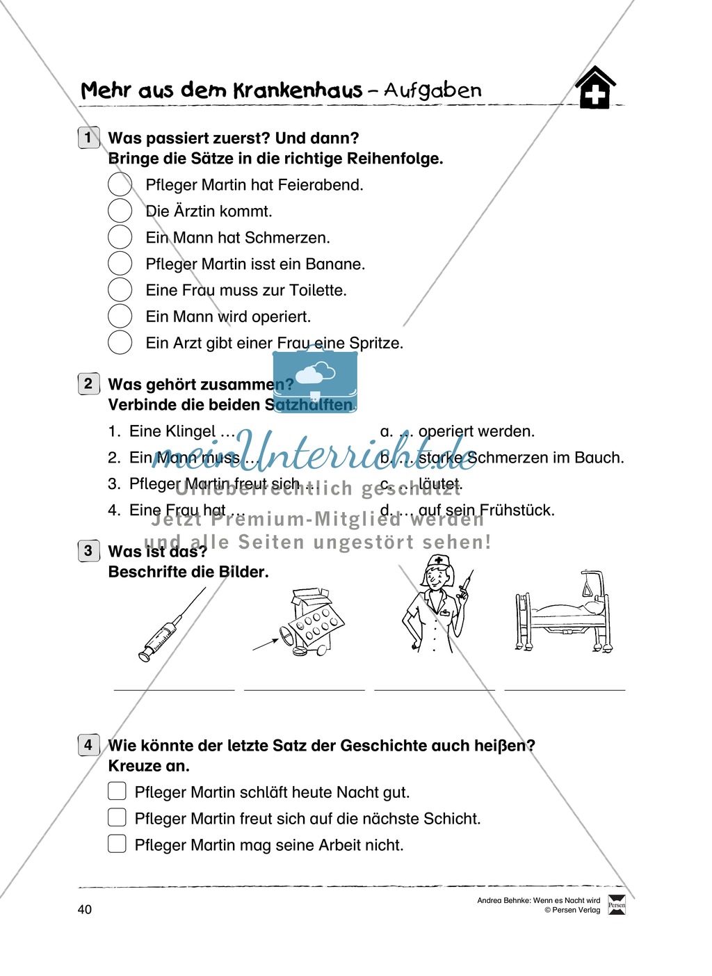 Lesekompetenz aufbauen: spannende Sachtexte + Aufgaben für Erstleser Preview 35