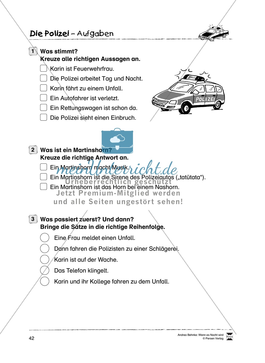 Lesekompetenz aufbauen: spannende Sachtexte + Aufgaben für Erstleser Preview 37