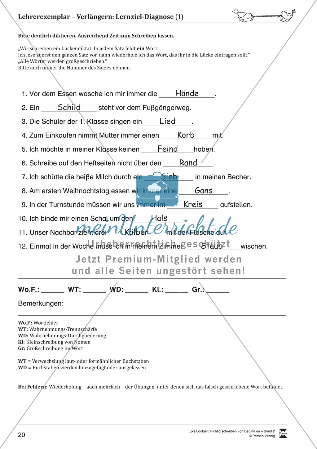 Rechtschreibung üben: Rechtschreibstrategie "Verlängern": Preview 13