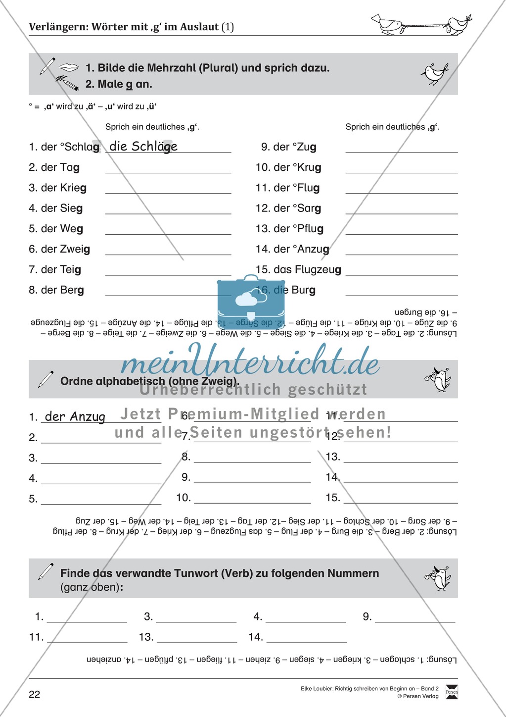 Rechtschreibung üben: Rechtschreibstrategie "Verlängern": Preview 15