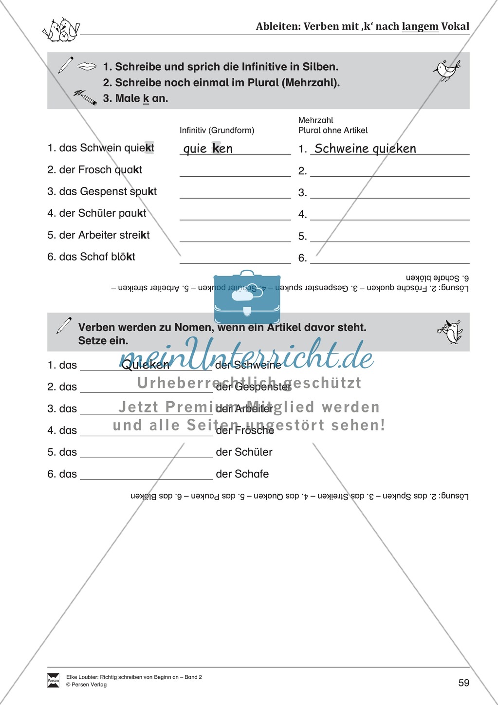 Rechtschreibung üben: Rechtschreibstrategie