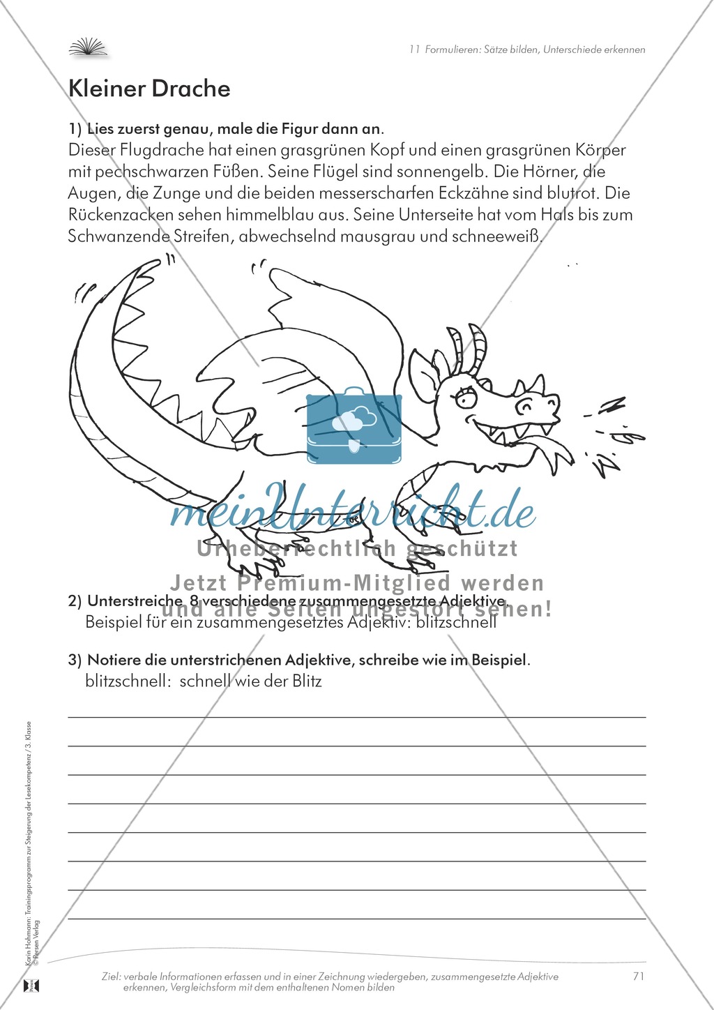 Lesekompetenz aufbauen: Sätze formulieren Preview 4