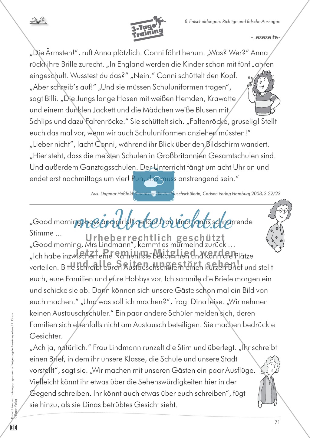 Lesekompetenz aufbauen - richtige Aussagen erkennen: Till Eulenspiegel Preview 15