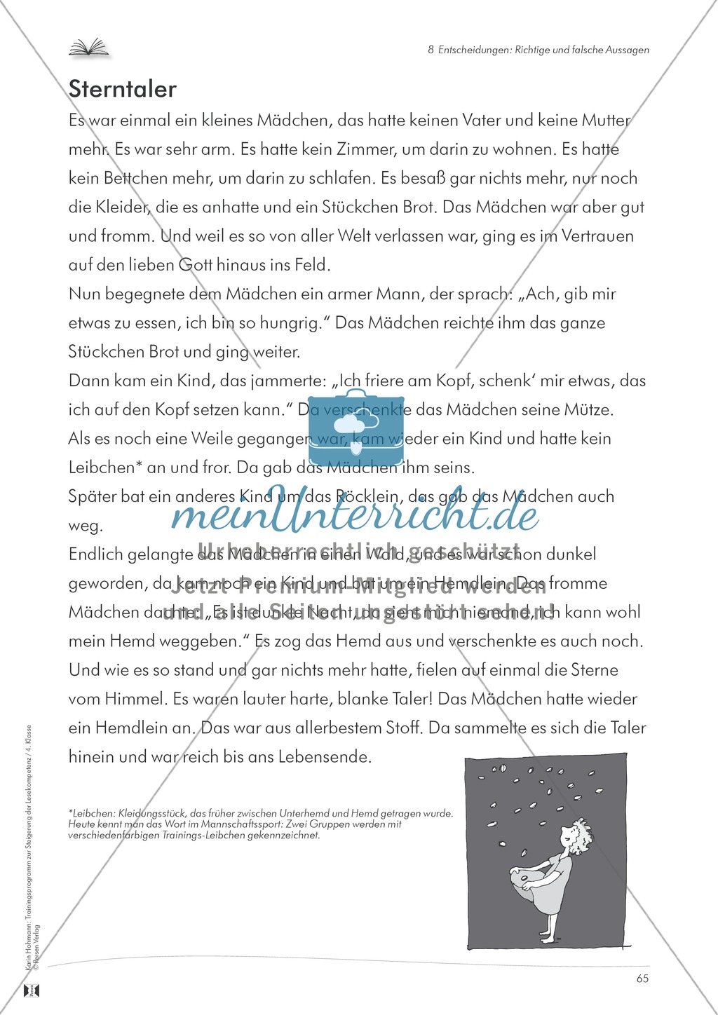 Lesekompetenz aufbauen - richtige Aussagen erkennen: Till Eulenspiegel Preview 9