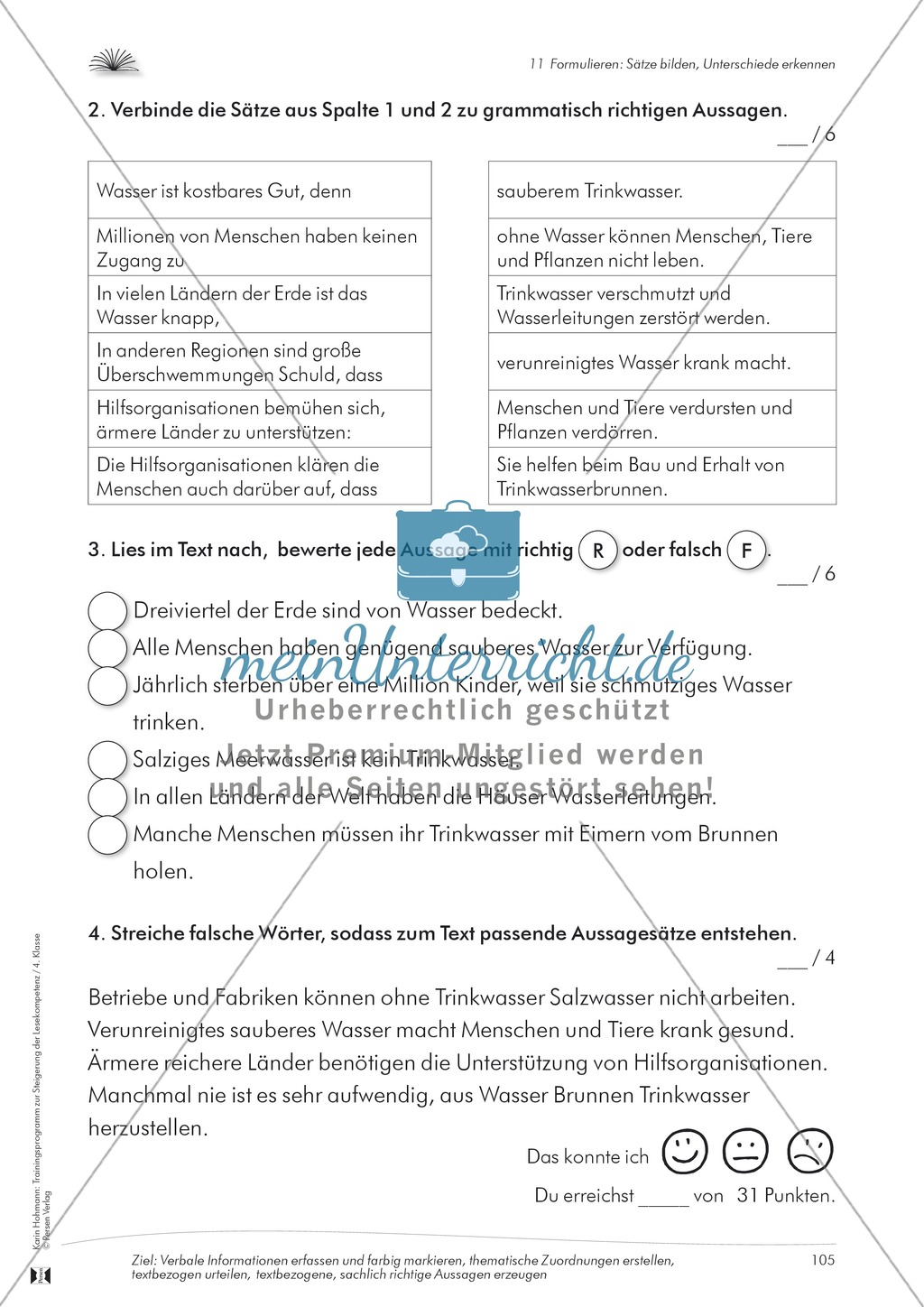 Lese- und Schreibkompetenz aufbauen - Sätze formulieren Preview 10