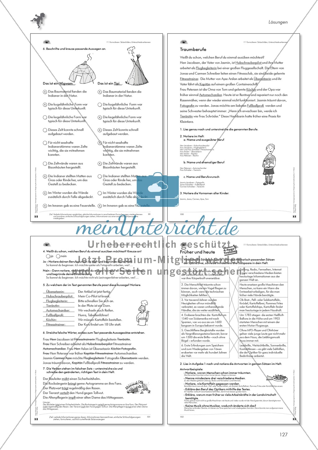 Lese- und Schreibkompetenz aufbauen - Sätze formulieren Preview 12