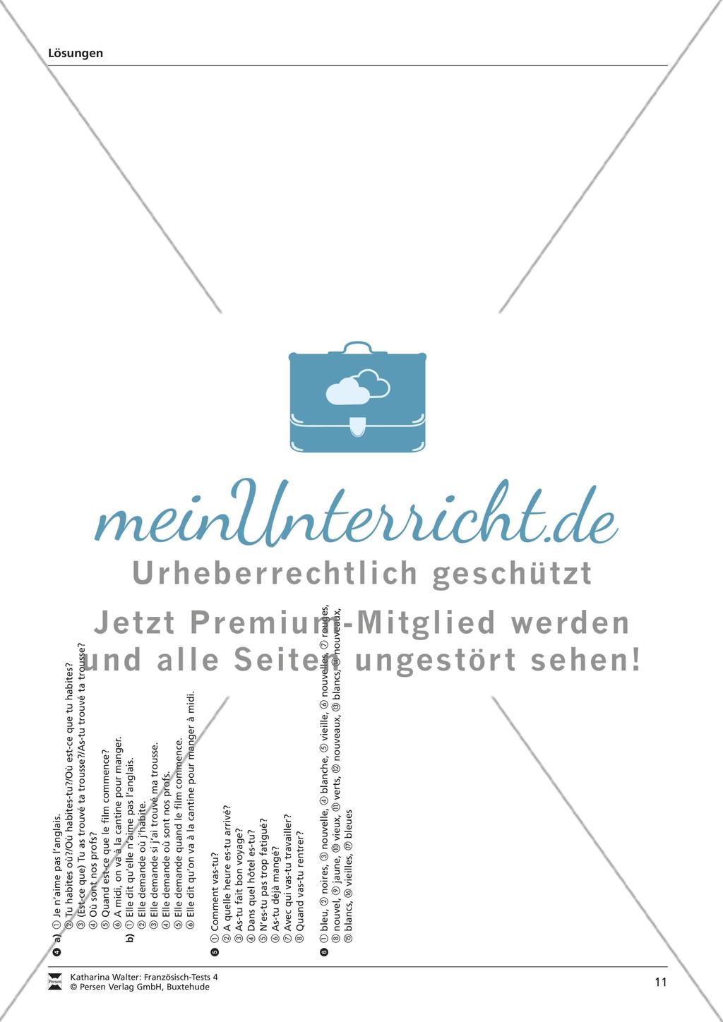 Französisch-Tests 4 Preview 13