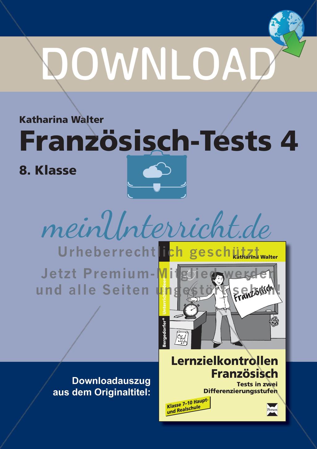 Französisch-Tests 4 Preview 1