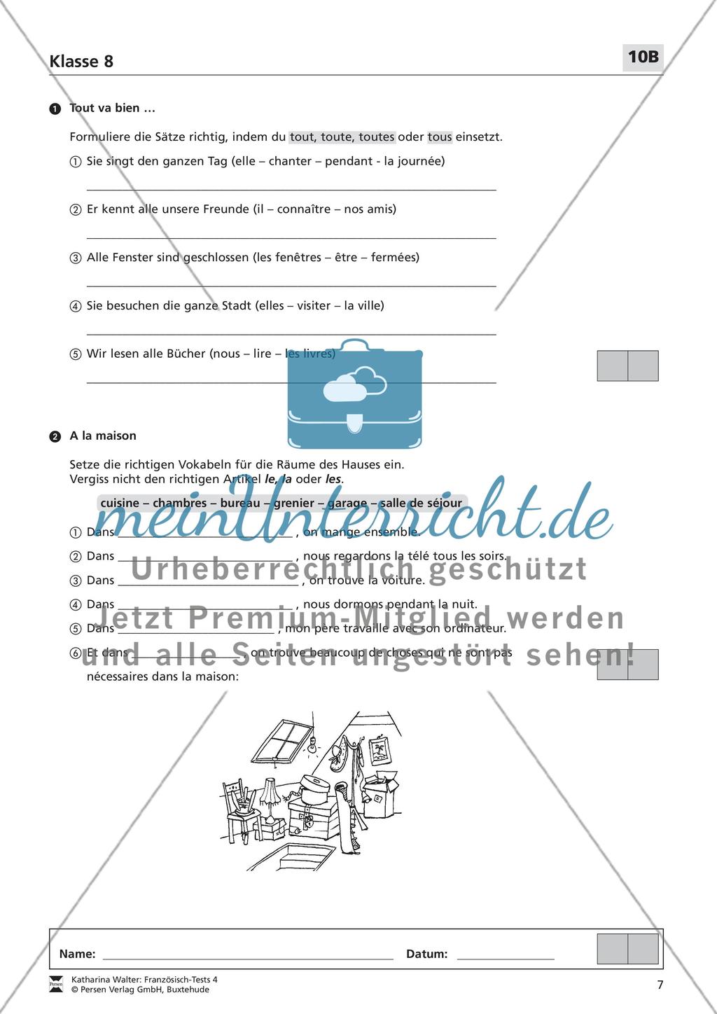 Französisch-Tests 4 Preview 9