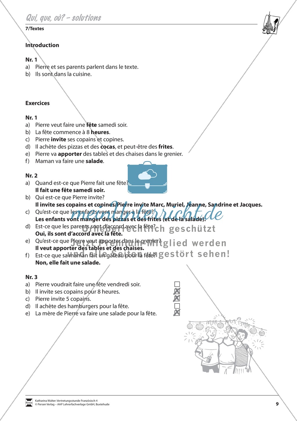 Grammatik für Anfänger: Les interrogatifs Preview 3