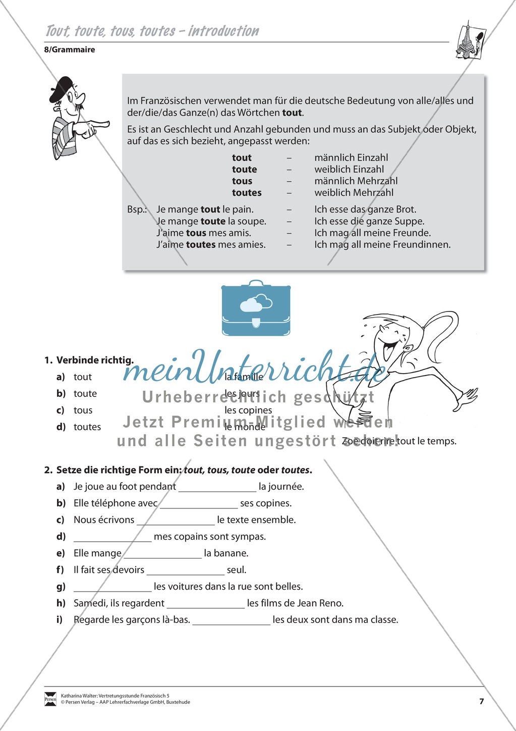 Grammatik für Anfänger: Dir Verwendung der