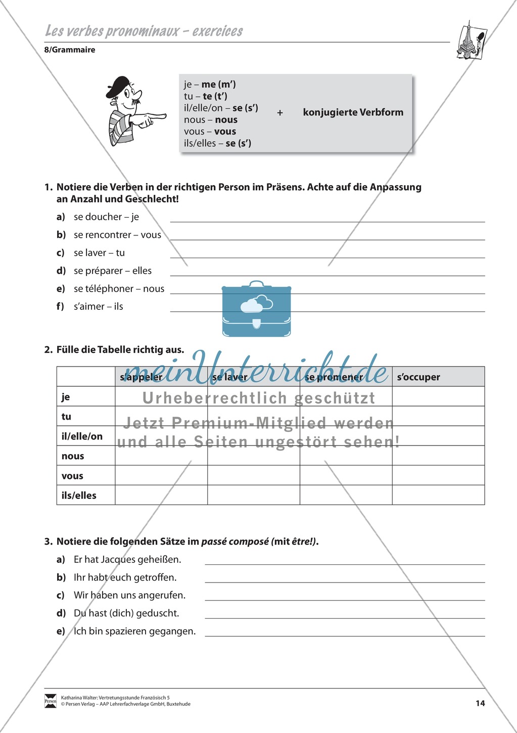 Grammatik für Anfänger: Die Reflexivpronomen Preview 2
