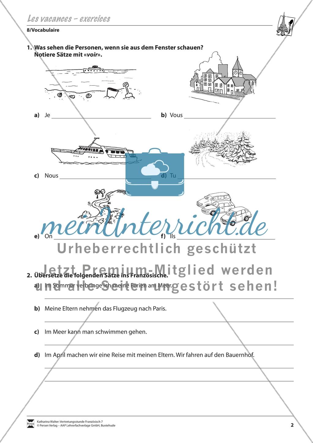Vertretungsstunde Französisch 7 Preview 4