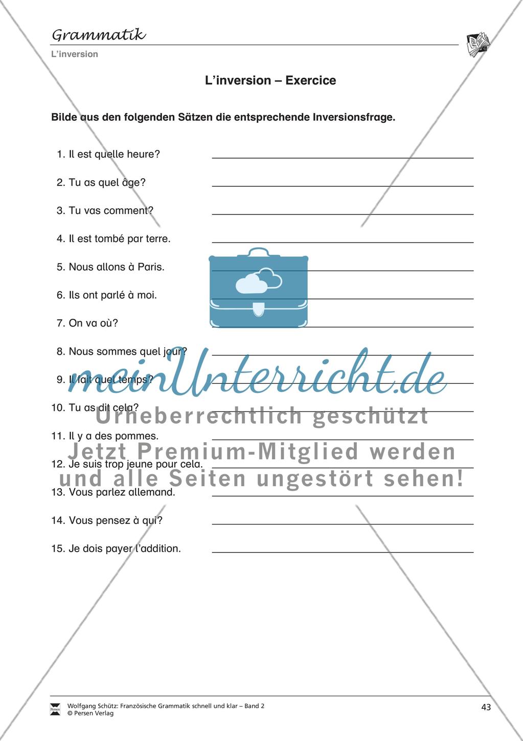 Die Inversionsfrage Preview 2