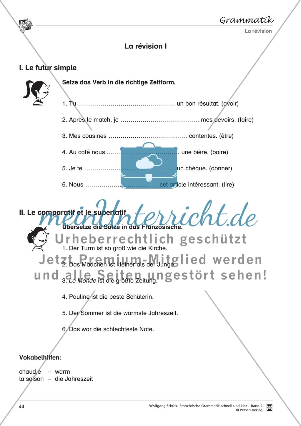 Wiederholungsübungen Preview 1