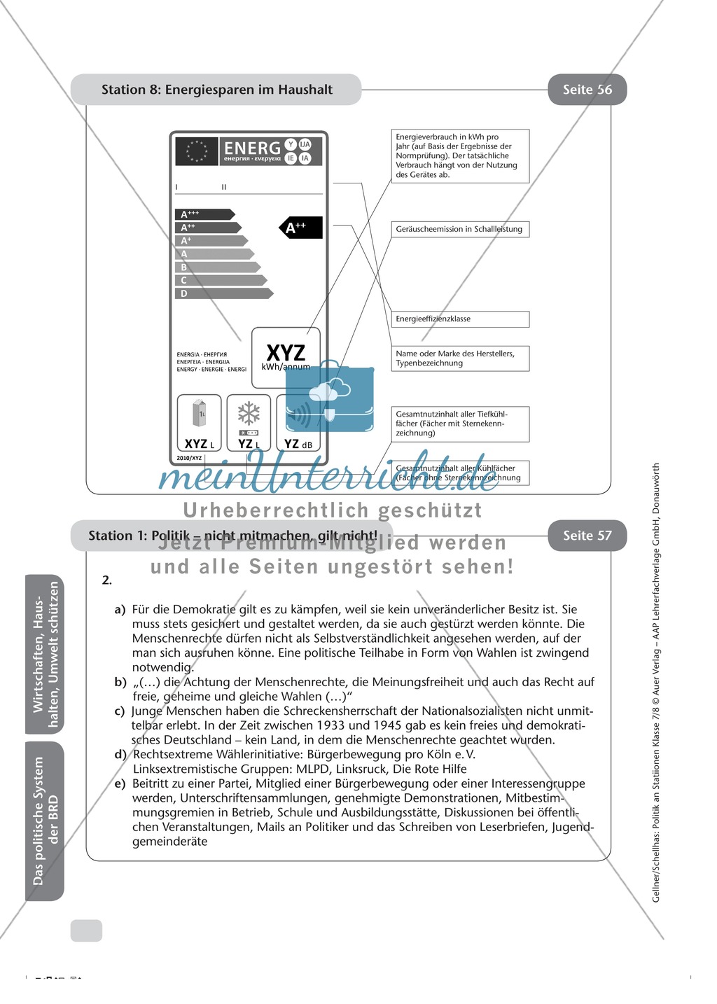 Das politische System der BRD: Partizipation Preview 2