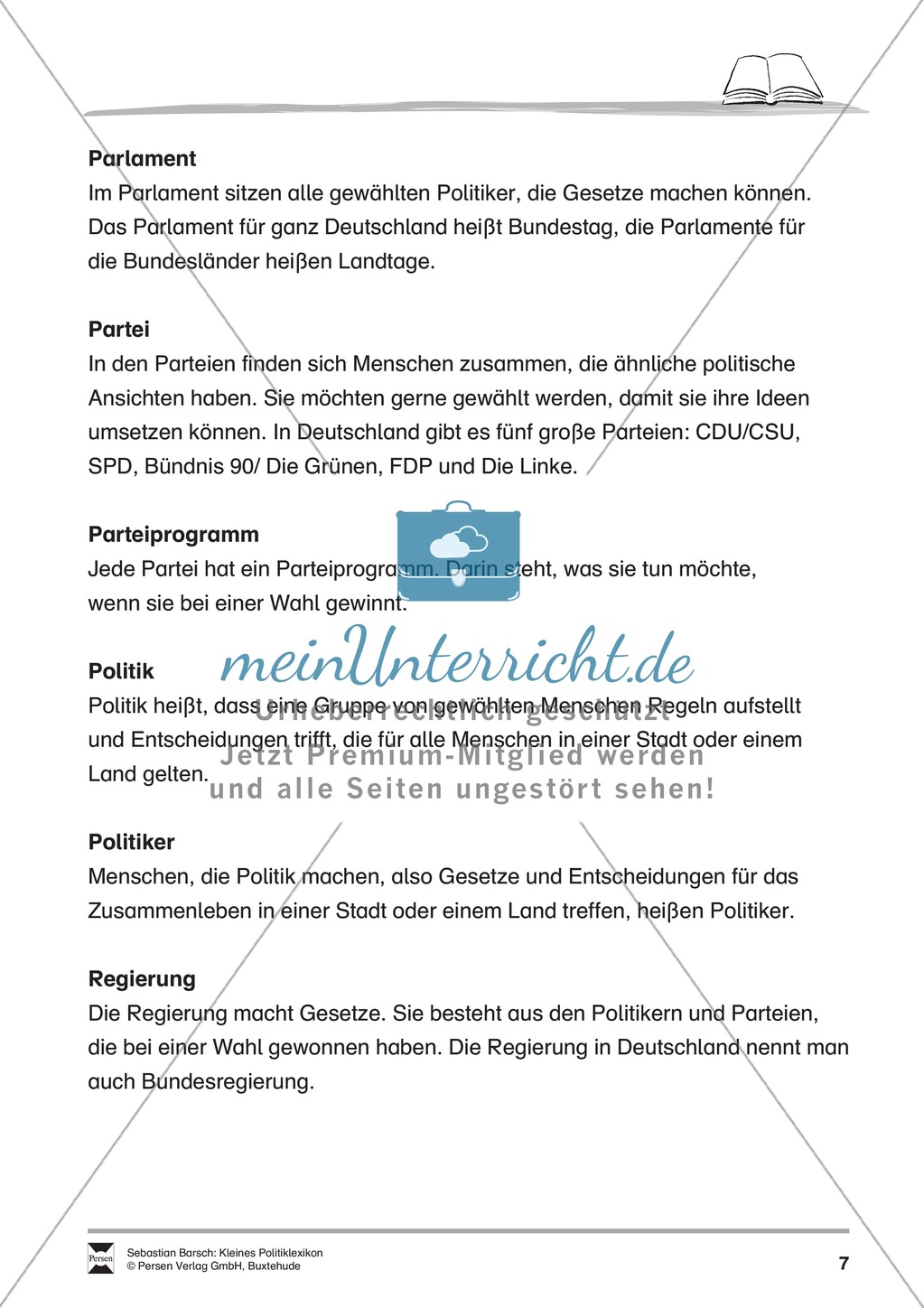 Kleines Politiklexikon: Von