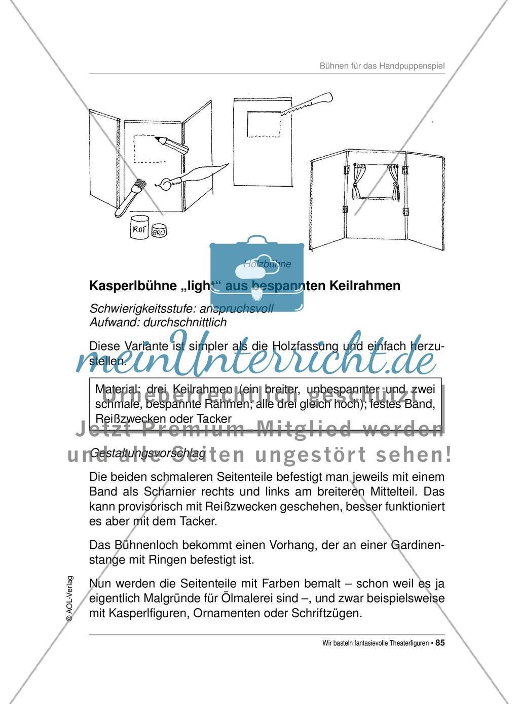 Bühnen für das Handpuppenspiel Preview 5