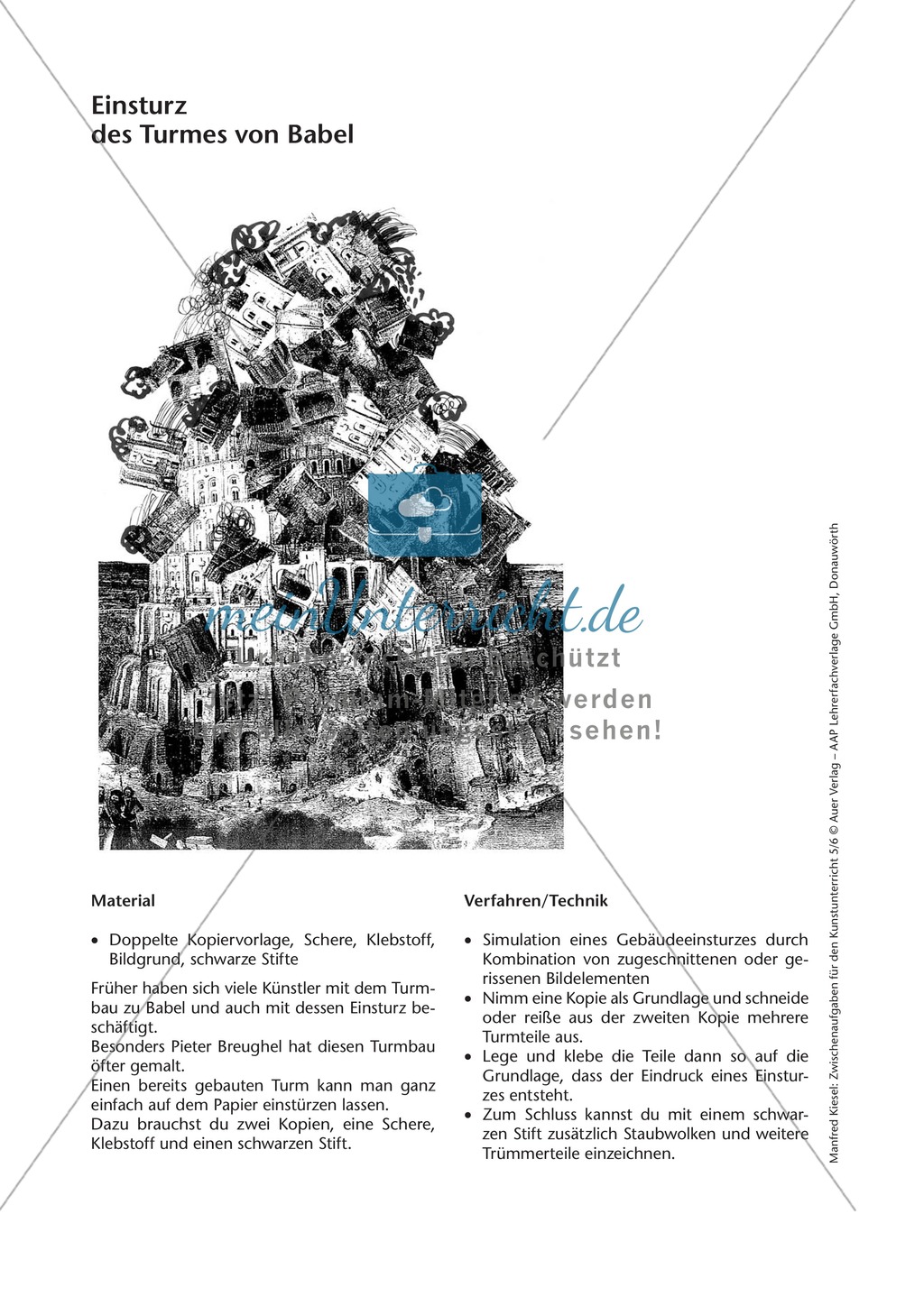 Simulation eines Gebäudeeinsturzes - Der Turm von Babel Preview 1