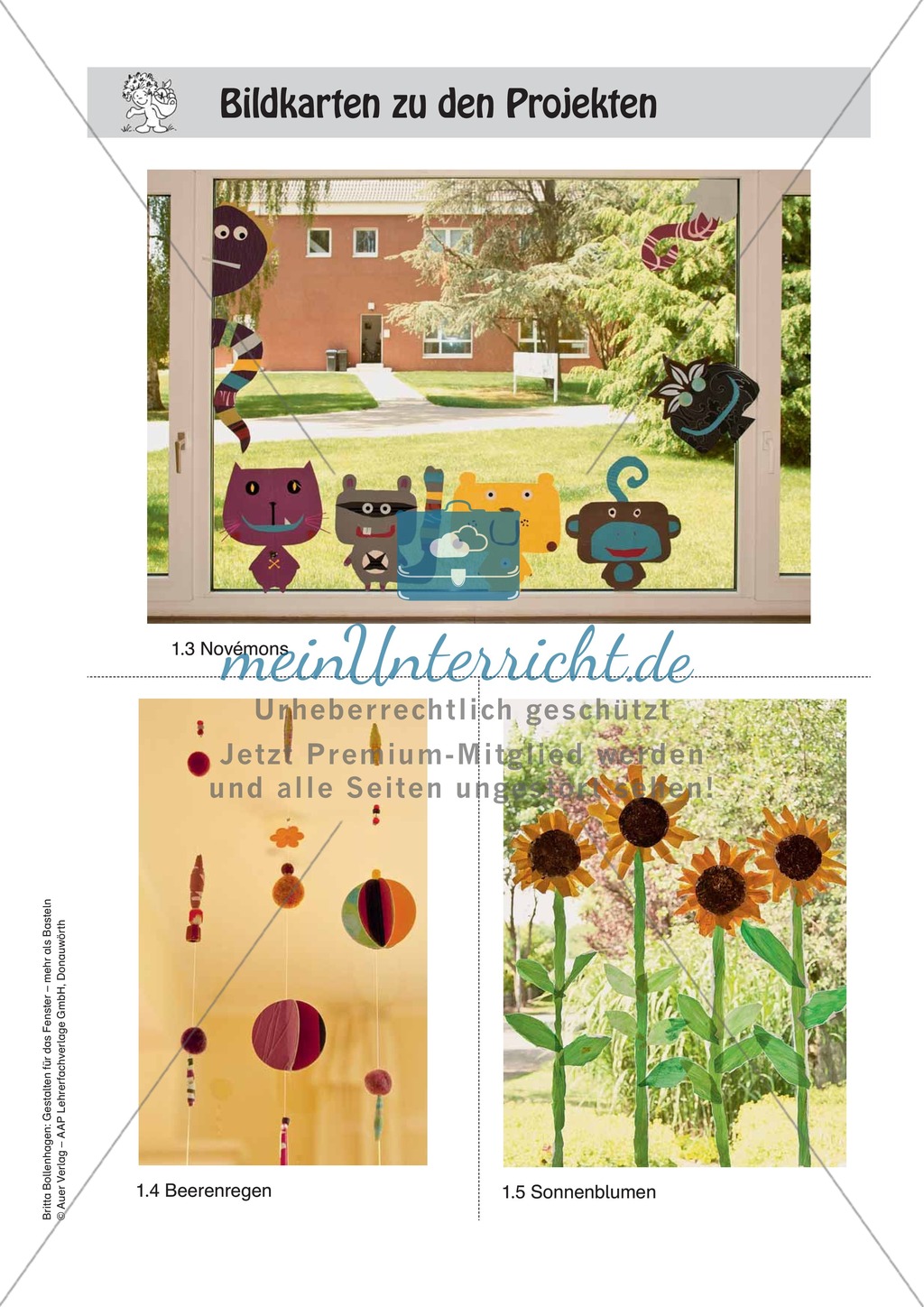 Gestalten mit Papier: Sonnenblumen Preview 1