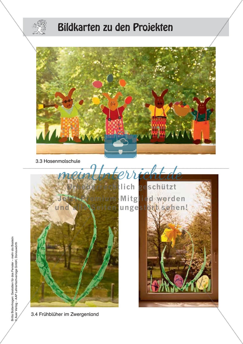 Gestalten mit Papier: Frühblüher im Zwergenland Preview 1