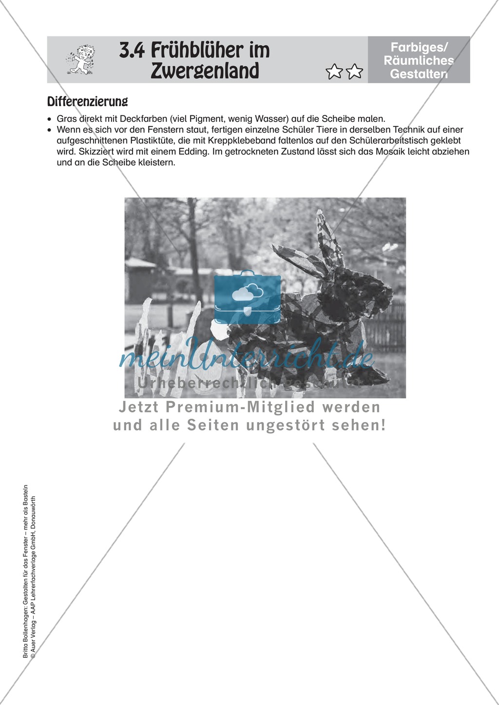 Gestalten mit Papier: Frühblüher im Zwergenland Preview 5