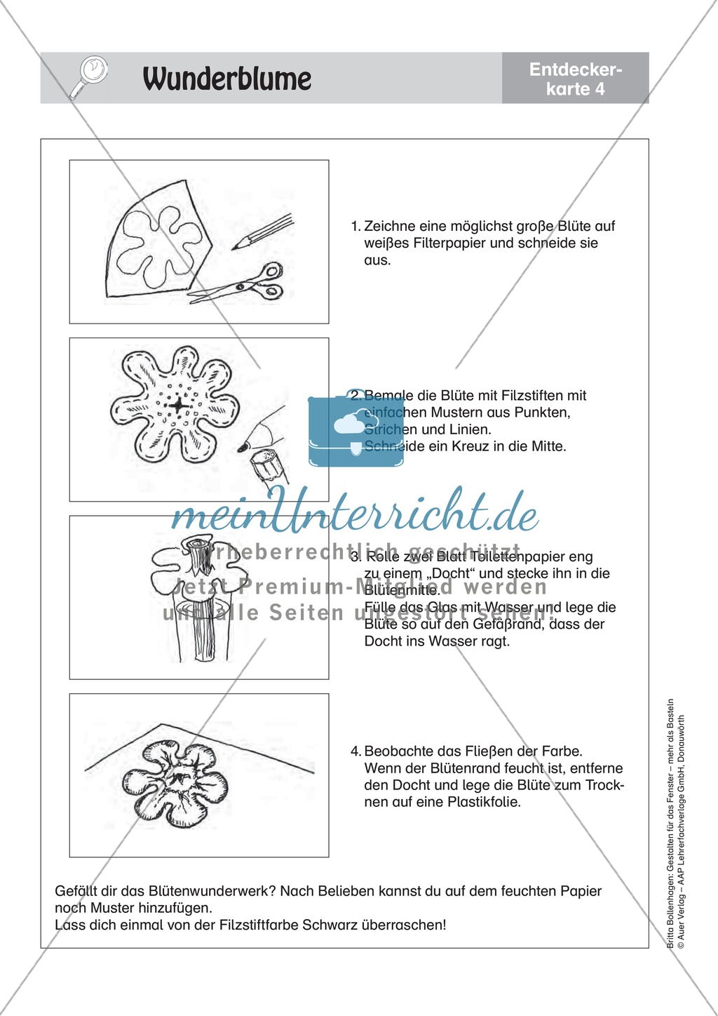 Gestalten mit Papier: Frühlingsvorhang Preview 4
