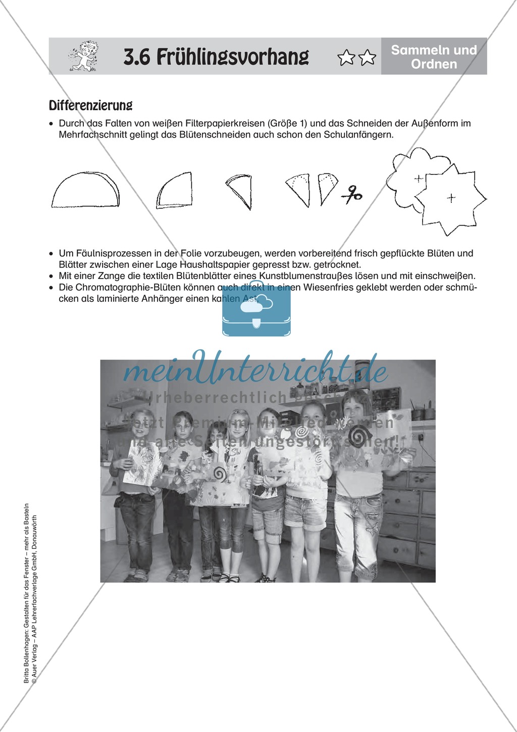 Gestalten mit Papier: Frühlingsvorhang Preview 6