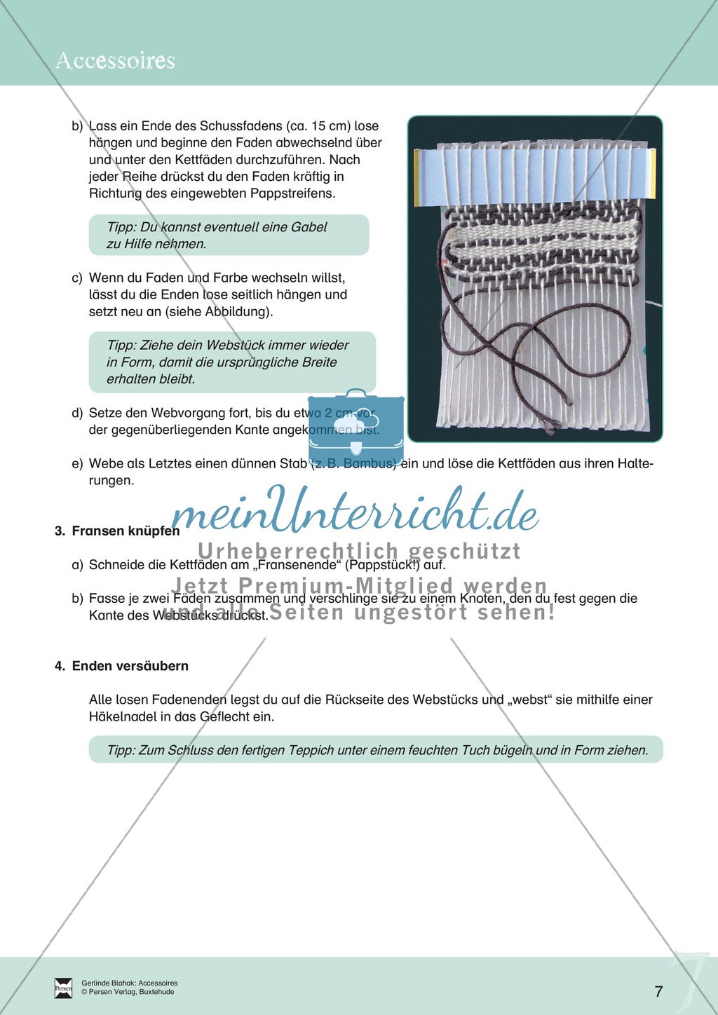 Accessoires: Wandhalter für Schmuckstücke + Lehrerhinweise Preview 3