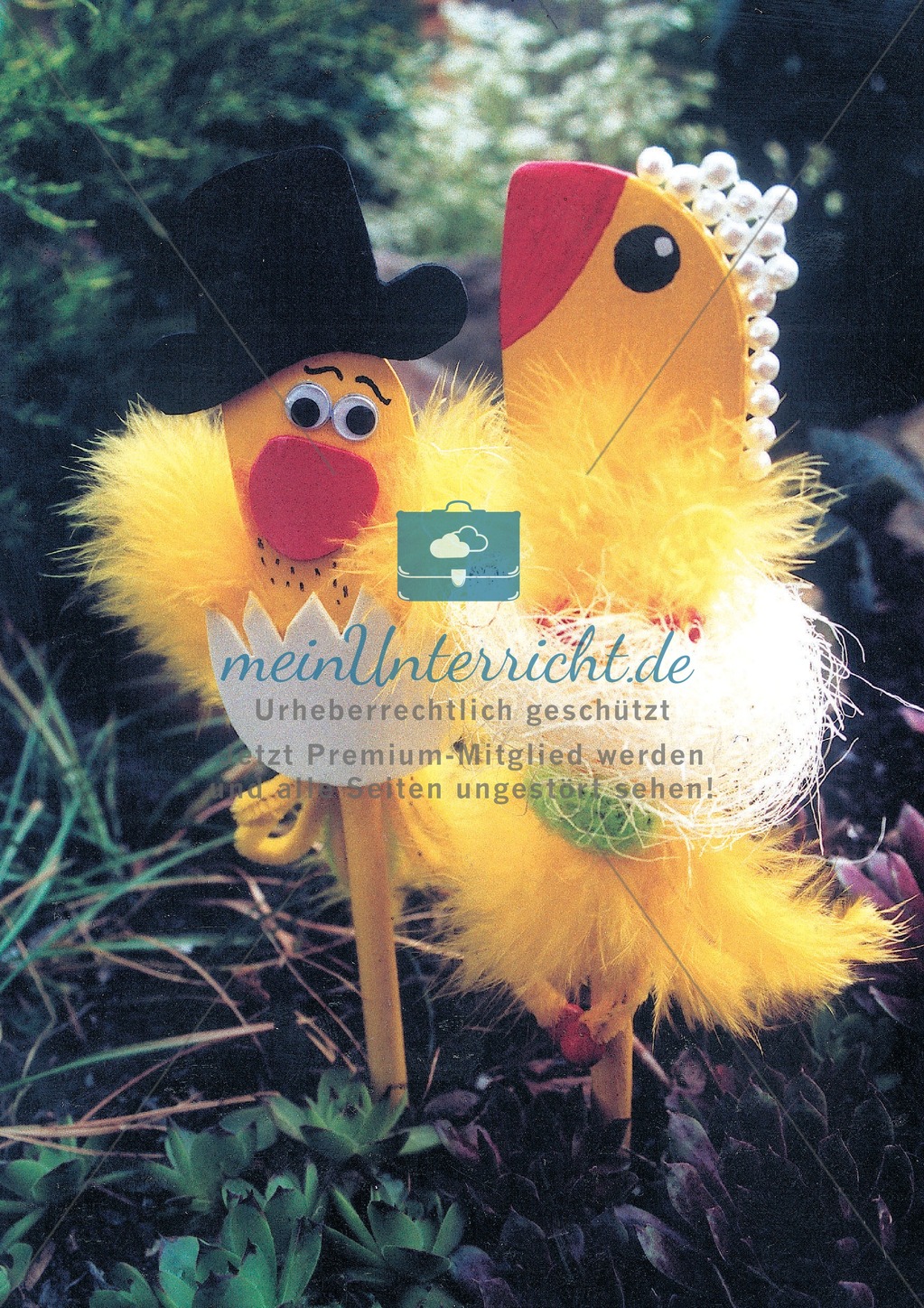 Küken aus Holzlöffeln Preview 2