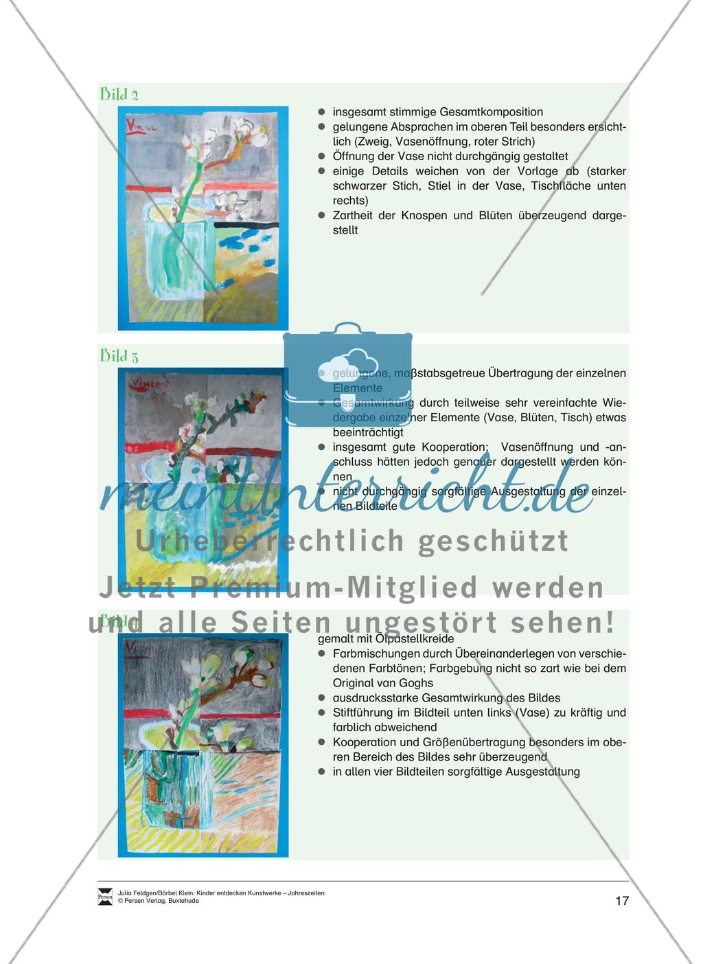 Blühender Mandelbaumzweig in einem Glas von Vincent van Gogh Preview 11