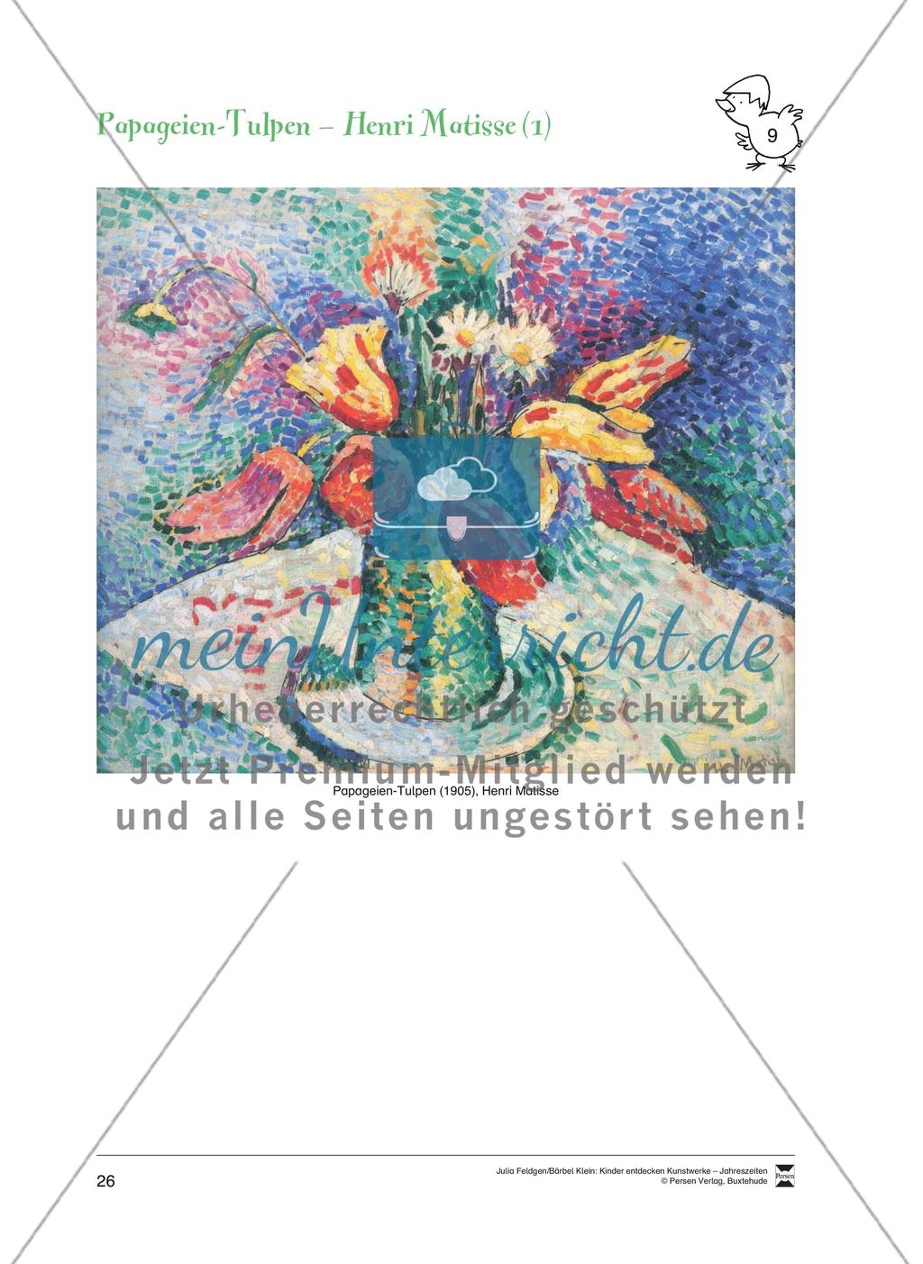 Papageien-Tulpen – Henri Matisse Preview 1