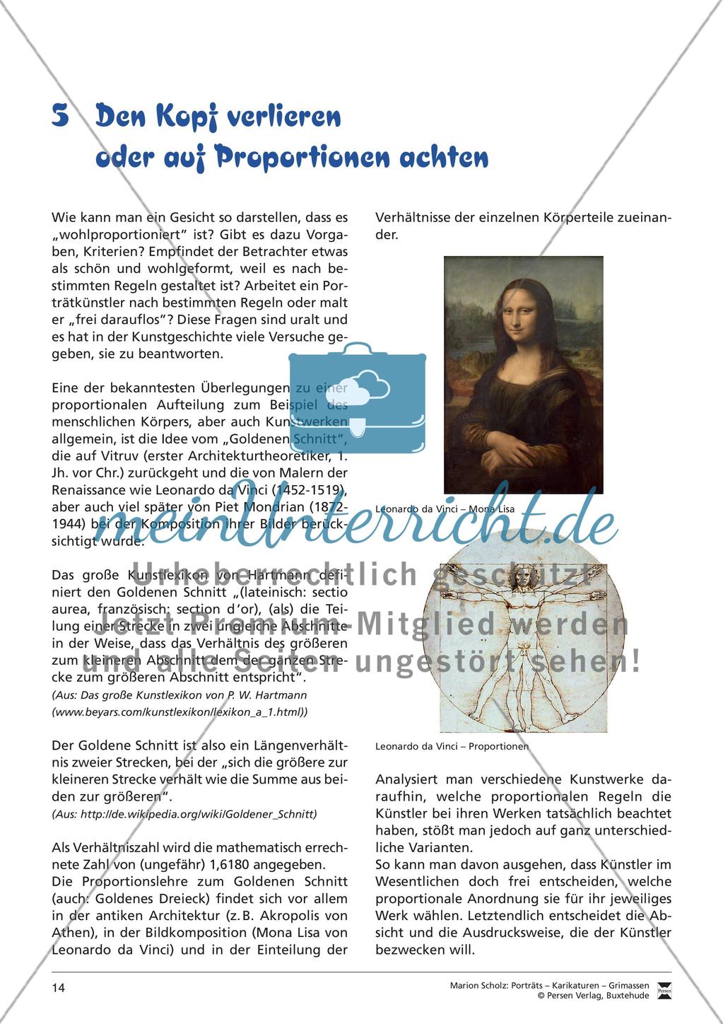 Den Kopf verlieren oder auf Proportionen achten Preview 1