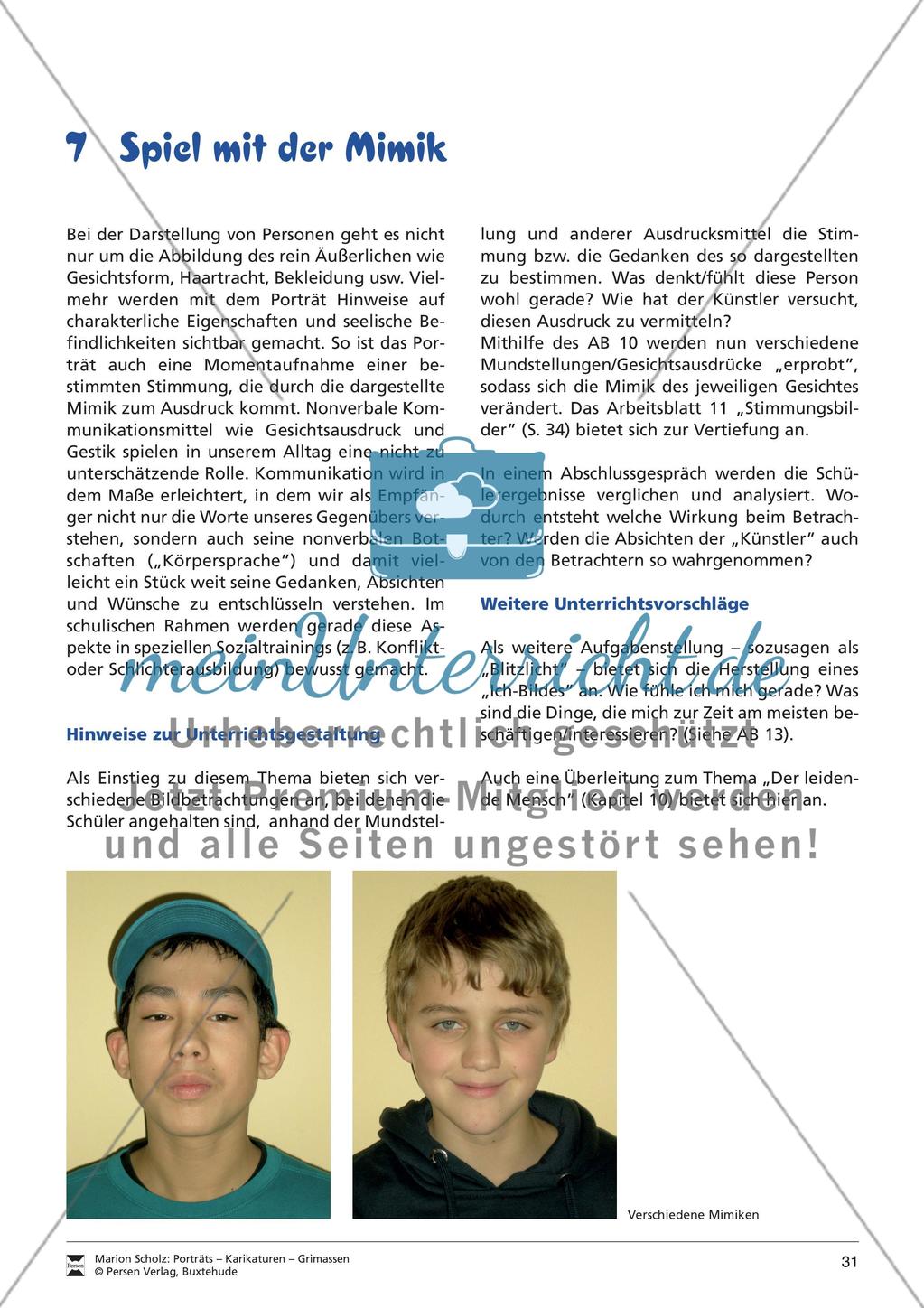 Spiel mit der Mimik Preview 1