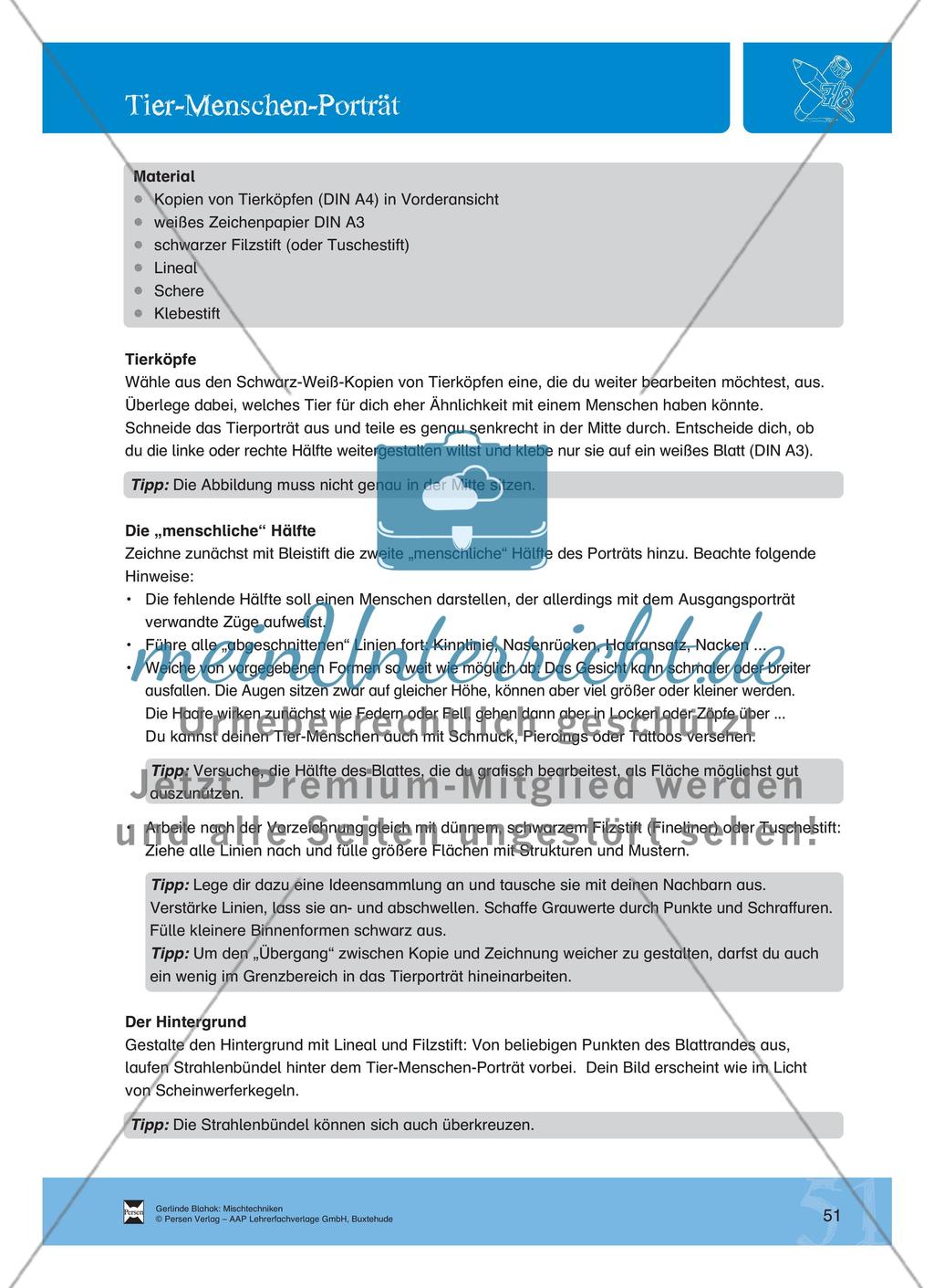 Tier-Menschenporträt Preview 1