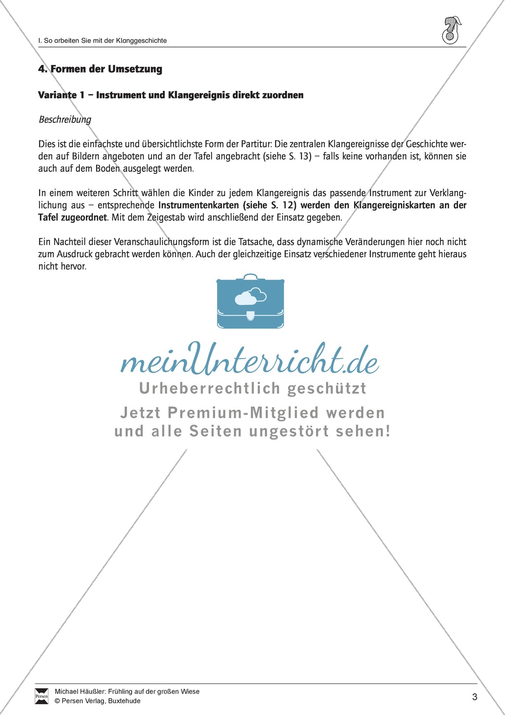 Unterrichtseinheit zum Thema