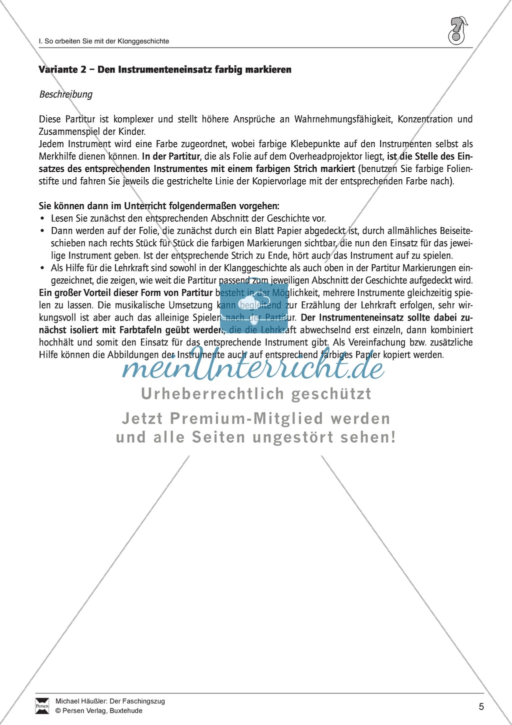 Unterrichtsstunde zum Thema
