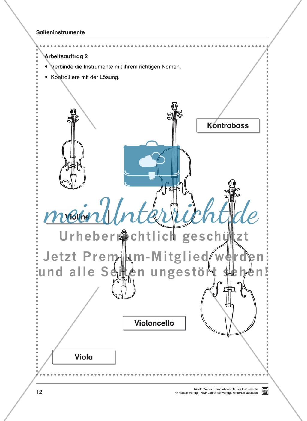 Station 4: Die Familie der Violinen: Violine, Viola, Violoncello, Kontrabass Preview 3