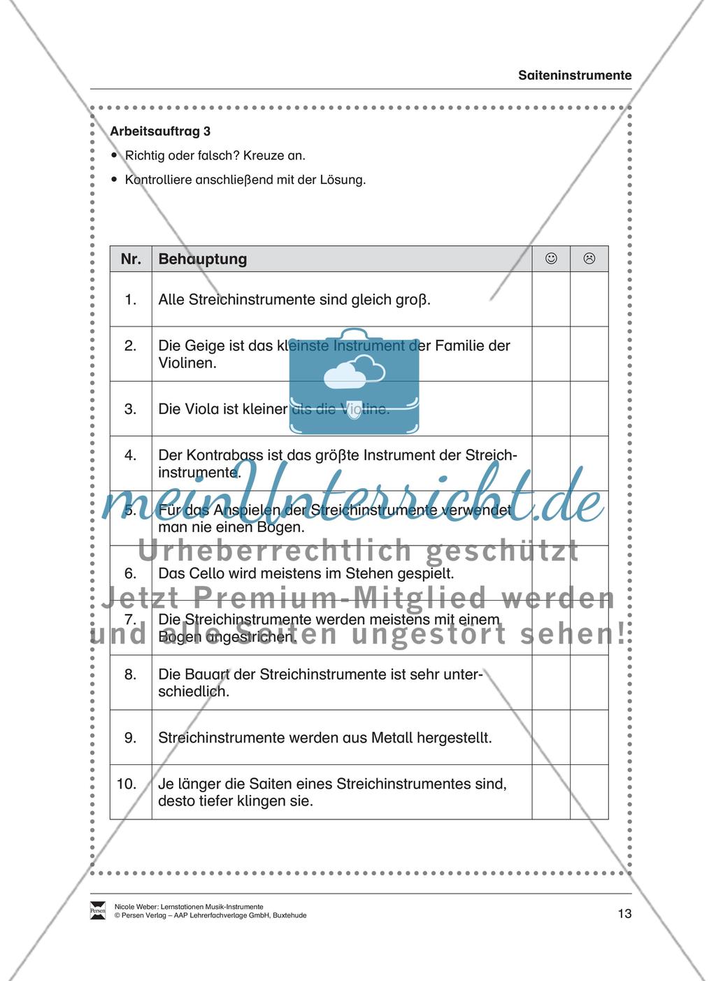 Station 4: Die Familie der Violinen: Violine, Viola, Violoncello, Kontrabass Preview 4